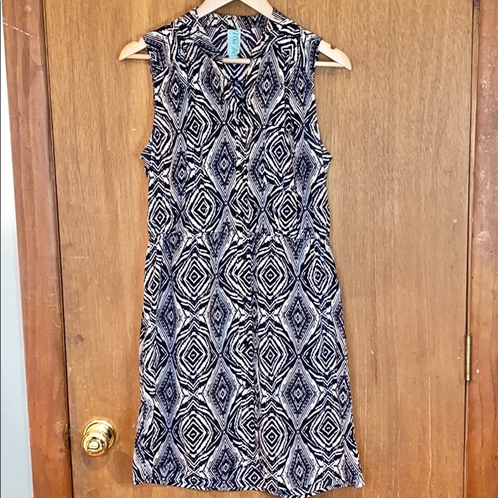 🌿 Dina Be patterned dress size large
